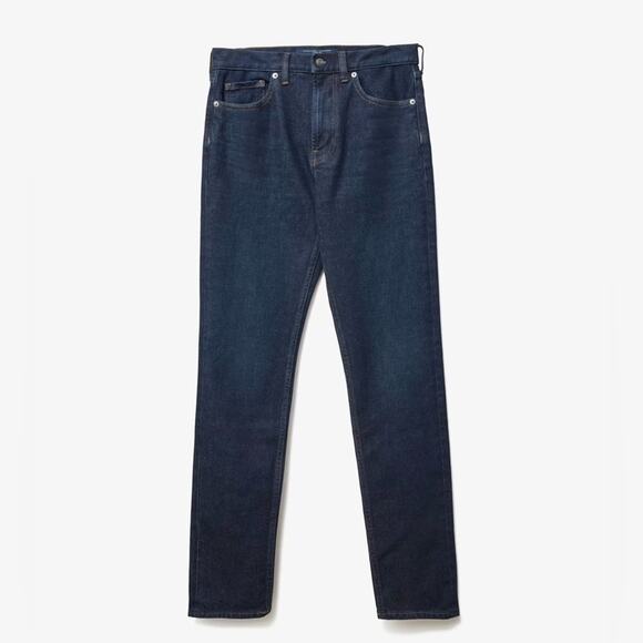 EVERLANE | Men’s Uniform The Slim Jeans Dark Denim Stretch Cotton Denim 32 x 32 - Picture 3 of 5